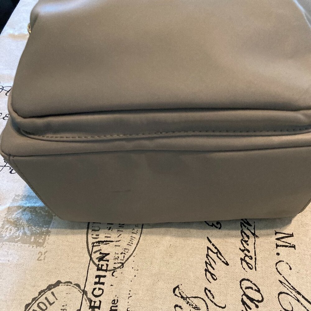 Tommy Hilfiger Beige Nylon Small Backpack with Leather Straps with TH Logo - Picture 5 of 16